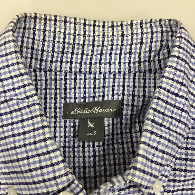 エディーバウアー Eddie Bauer シャツ、ブラウス 半袖 半袖シャツ カラーシャツ 半袖カットソー チェックシャツ S チェック マルチカラー / マルチカラー /  メンズ USED 古着 中古 10115821
