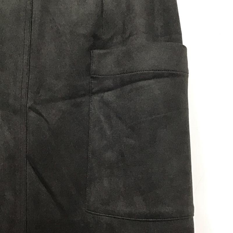 アイテムズ アーバンリサーチ ITEMS URBAN RESEARCH スカート ロングスカート IT47-25B001-1 フェイクスエードタイトスカート FREE 無地 チャコールグレー / チャコールグレー /  レディース USED 古着 中古 10142265