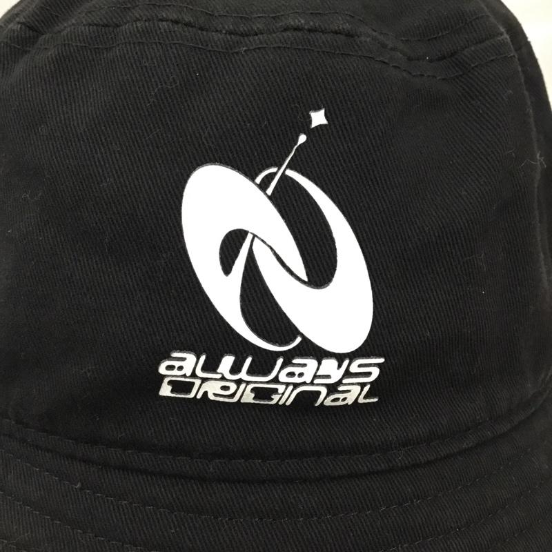 アディダス adidas 帽子 ハット IC8346 バケットハット ロゴ、文字 黒 / ブラック /  メンズ USED 古着 中古 10105756