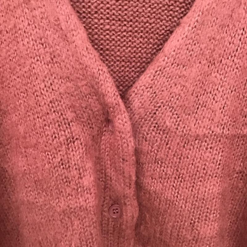 フリークスストア FREAK S STORE カーディガン 長袖 FREE 無地 桃 / ピンク /  レディース USED 古着 中古 10147156