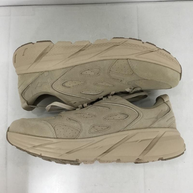 ホカ HOKA スニーカー スニーカー 1122571 CLIFTON L SUEDE 30cm 箱有 30.0cm ロゴ、文字 ベージュ / ベージュ /  メンズ USED 古着 中古 10134535