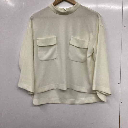 ジーナシス JEANASIS シャツ、ブラウス 長袖 JS062252MC FREE 無地 白 / ホワイト /  レディース USED 古着 中古 10133471