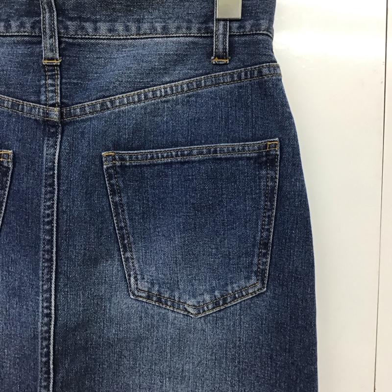 アーバンリサーチ URBAN RESEARCH スカート ロングスカート WH94-25M007 バックスリットデニムスカート S 無地 青 / ブルー /  レディース USED 古着 中古 10140644