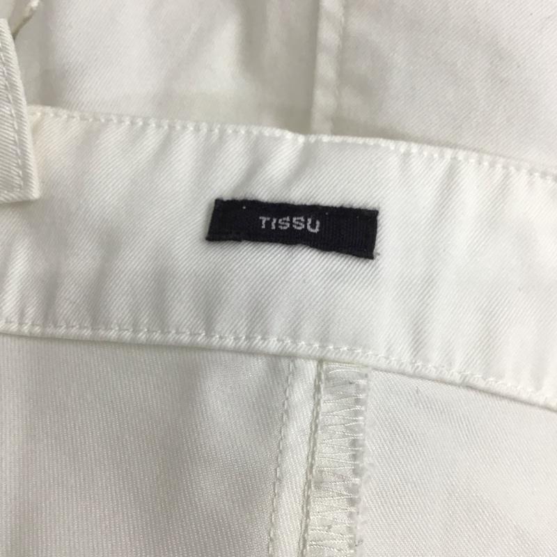 ユニウ゛ァーサルティシュ UNIVERSAL TISSU サロペット・オーバーオール サロペット、オーバーオール TS210PT077 サイドギャザーサロペット 1 無地 白 / ホワイト /  レディース USED 古着 中古 10130434