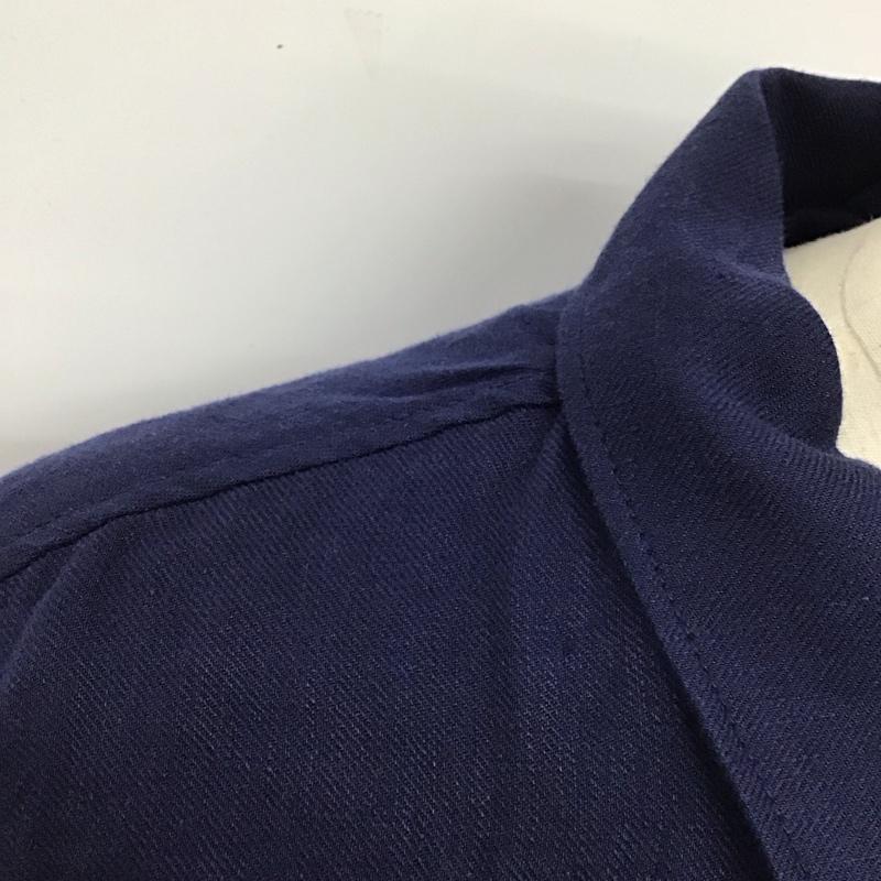 ザラ ZARA ジャケット、上着 ジャケット、ブレザー カジュアルジャケット シャツジャケット アウター L 無地 紺 / ネイビー /  メンズ USED 古着 中古 10123715