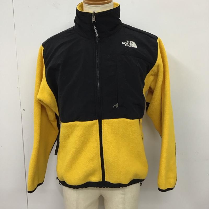 ザノースフェイス THE NORTH FACE ジャケット、上着 ジャンパー、ブルゾン ジップアップジャケット ジャンパー フリースジャケット M ロゴ、文字 黄 / イエロー /  メンズ USED 古着 中古 10115929