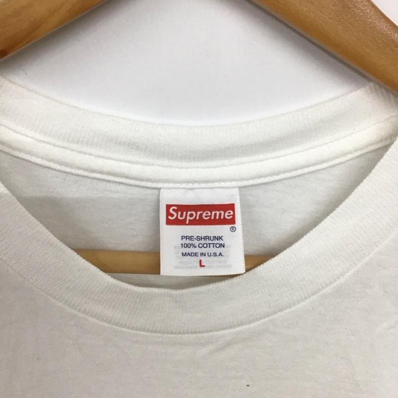 シュプリーム Supreme Tシャツ 半袖 23SS EyewearTee 半袖カットソー プリントTシャツ L プリント 白 / ホワイト /  メンズ USED 古着 中古 10150413