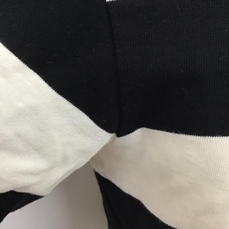 アニエス・ベー agnes b. Tシャツ 半袖 8807j019 太ボーダーTシャツ ボーダー柄 白 / ホワイト / X 黒 / ブラック /  メンズ USED 古着 中古 10111996