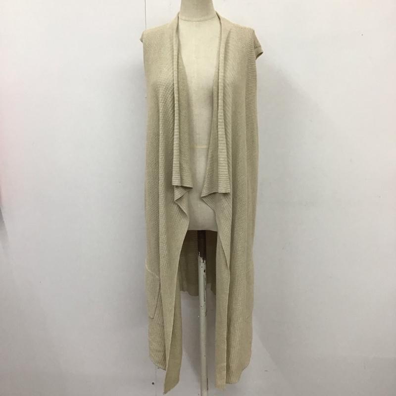 バナナリパブリック BANANA REPUBLIC ベスト ベスト ジレ ロング丈 XS 無地 ベージュ / ベージュ /  レディース USED 古着 中古 10115420
