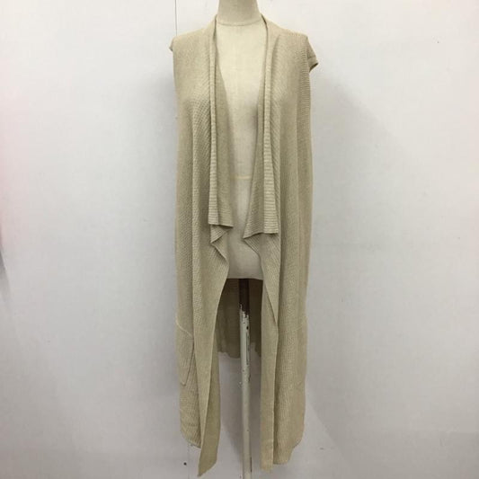 バナナリパブリック BANANA REPUBLIC ベスト ベスト ジレ ロング丈 XS 無地 ベージュ / ベージュ /  レディース USED 古着 中古 10115420