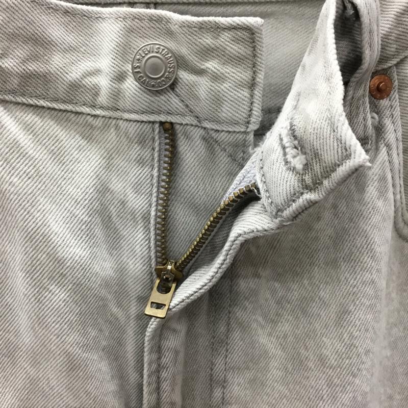 リーバイストラウスアンドコー Levi Strauss & co. パンツ デニム、ジーンズ デニムパンツ ストレートパンツ ワイドパンツ カジュアルパンツ 33インチ 無地 灰 / グレー /  メンズ USED 古着 中古 10115025