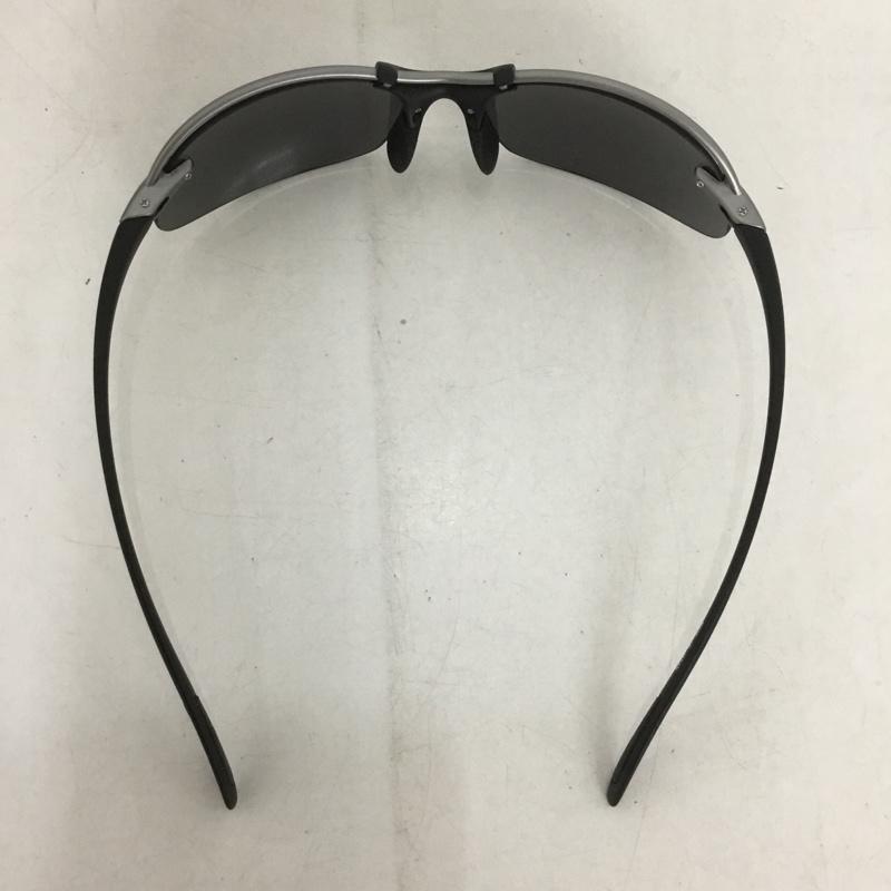 スワンズ Swans めがね・サングラス サングラス SA-505 エアレス−ウェイブ 箱有 ロゴ、文字 黒 / ブラック / X 銀 / シルバー /  メンズ USED 古着 中古 10140841