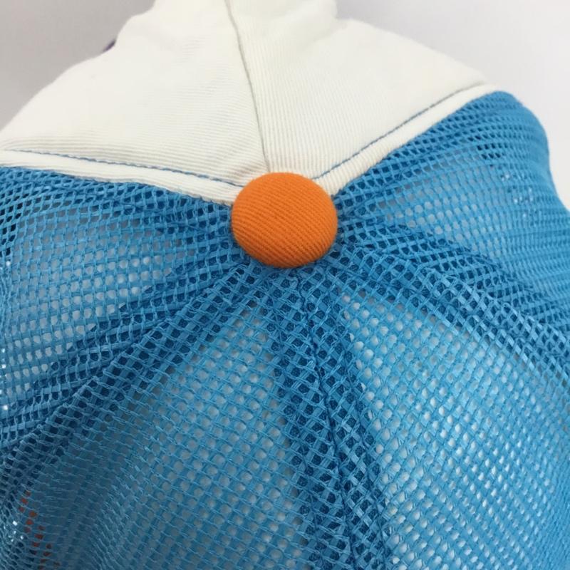 チャムス CHUMS 帽子 キャップ CH05-1016 Booby Face Mesh Cap メッシュキャップ FREE ロゴ、文字 青 / ブルー / X 白 / ホワイト / X 橙 / オレンジ / X 紫 / パープル /  メンズ USED 古着 中古 10134771