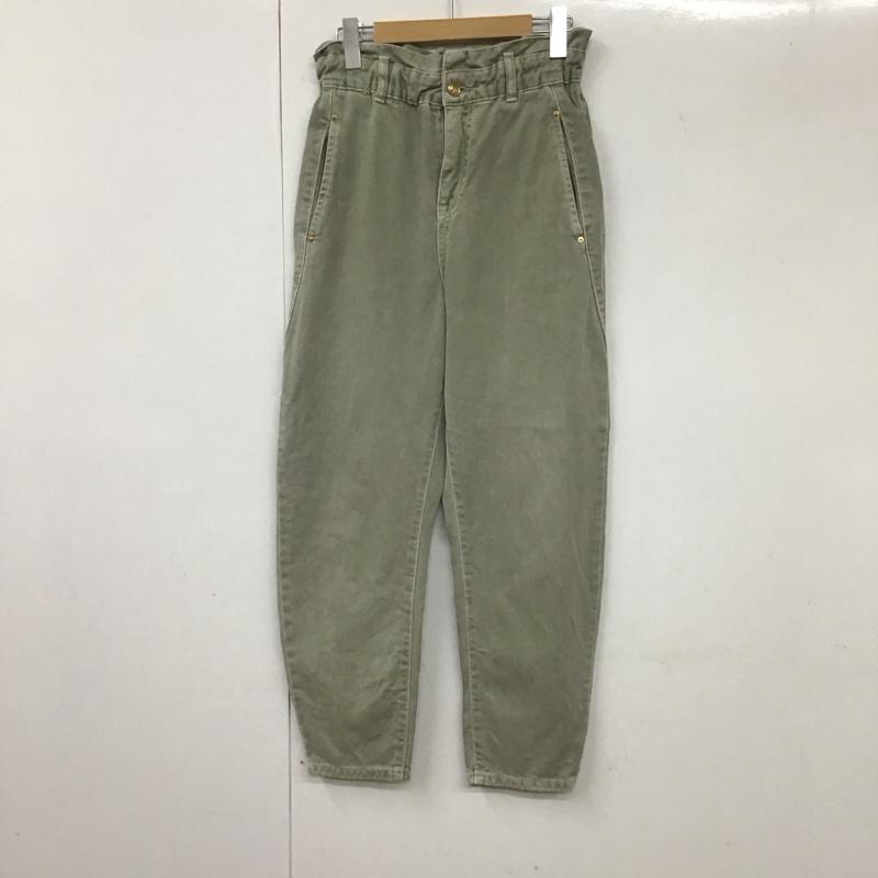 ザラ ZARA パンツ デニム、ジーンズ 5862/022/505 36 無地 カーキ / カーキ /  レディース USED 古着 中古 10131581