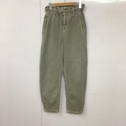 ザラ ZARA パンツ デニム、ジーンズ 5862/022/505 36 無地 カーキ / カーキ /  レディース USED 古着 中古 10131581