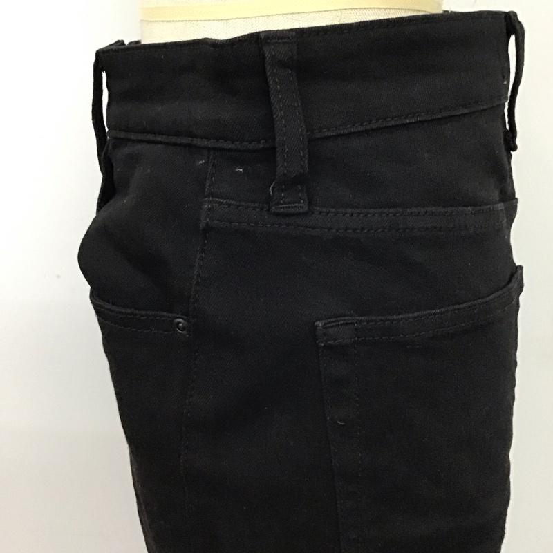 アズールバイマウジー AZUL BY MOUSSY パンツ デニム、ジーンズ 250hss12-005j フレアデニム ブラックデニムパンツ ストレッチパンツ M 無地 黒 / ブラック /  レディース USED 古着 中古 10114451