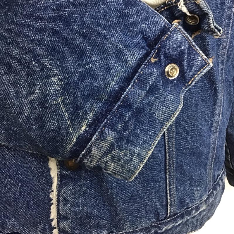 ラングラー Wrangler ジャケット、上着 ジャケット、ブレザー デニムジャケット カラージャケット 長袖ジャケット Gジャン ロゴ、文字 インディゴ / インディゴ /  メンズ USED 古着 中古 10112719