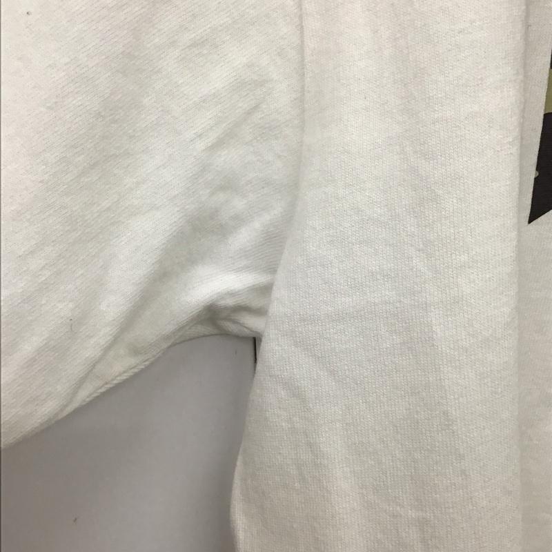 アベイシングエイプ A BATHING APE Tシャツ 半袖 半袖カットソー プリントTシャツ クルーネックカットソー M プリント 白 / ホワイト /  メンズ USED 古着 中古 10136254