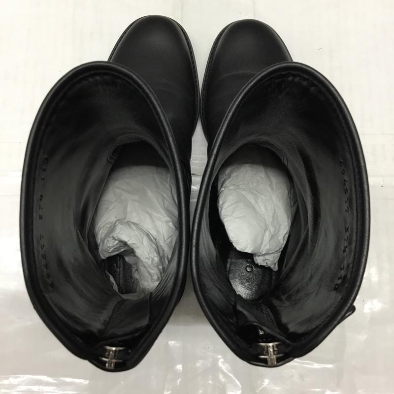 グッチ GUCCI ブーツ ショートブーツ 494517 マイクログッチシマ 37.5 箱有  黒 / ブラック /  レディース USED 古着 中古 10117008