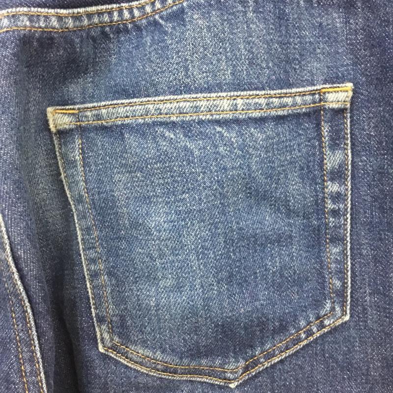 アーペーセー A.P.C. パンツ デニム、ジーンズ デニムパンツ ストレートパンツ ワイドパンツ カジュアルパンツ 32インチ 無地 インディゴ / インディゴ /  メンズ USED 古着 中古 10112317