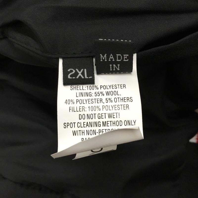 エヌビーエー NBA ジャケット、上着 ジャンパー、ブルゾン CHICAGO BULLS リバーシブル 2XL ロゴ、文字 黒 / ブラック /  メンズ USED 古着 中古 10112904