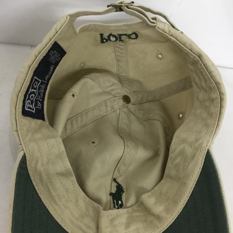 ポロラルフローレン POLO RALPH LAUREN 帽子 キャップ コットン ワンポイント ベージュ / ベージュ /  メンズ USED 古着 中古 10134774