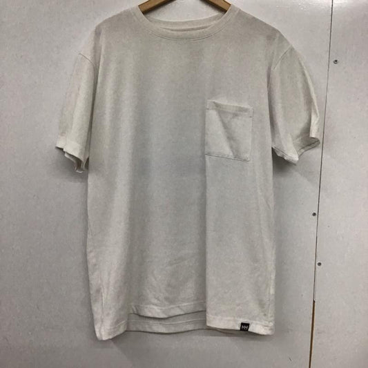 ヘリーハンセン HELLY HANSEN Tシャツ 半袖 hoev62002 半袖カットソー クルーネックカットソー プリントTシャツ XL ロゴ、文字 白 / ホワイト /  メンズ USED 古着 中古 10132359