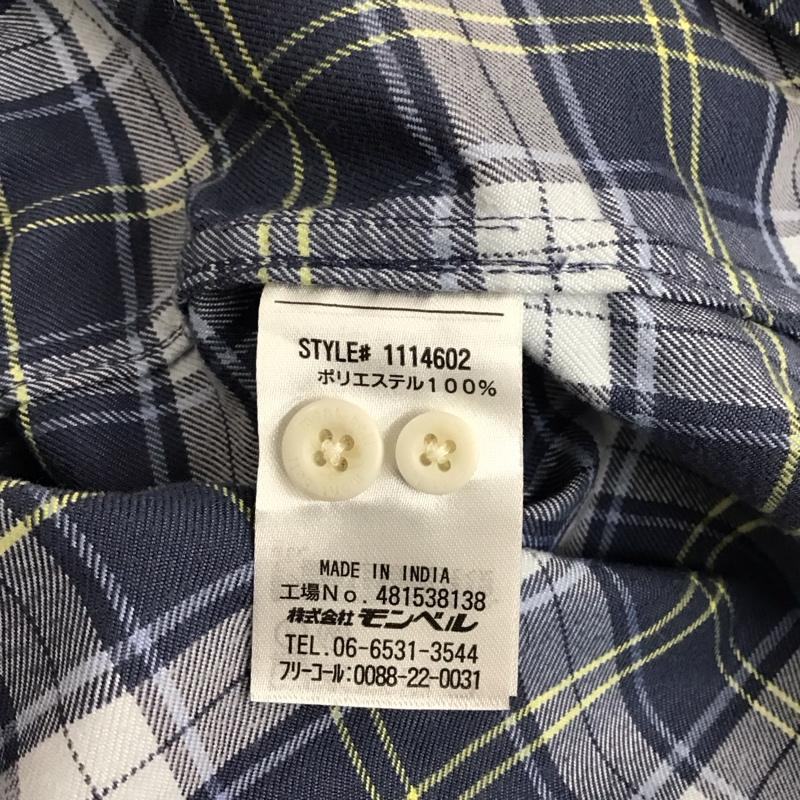 モンベル mont-bell シャツ、ブラウス 長袖 長袖シャツ カラーシャツ ポケットシャツ 長袖カットソー チェックシャツ L チェック マルチカラー / マルチカラー /  メンズ USED 古着 中古 10114495