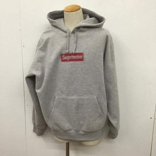 シュプリーム Supreme パーカー 長袖 Inside Out Box Logo Hooded Sweatshirt L ロゴ、文字 灰 / グレー /  メンズ USED 古着 中古 10105666
