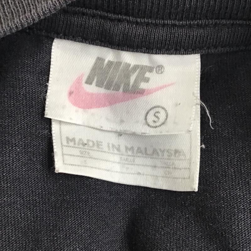ナイキ NIKE Tシャツ 半袖 半袖カットソー プリントTシャツ クルーネックカットソー 古着 ヴィンテージ S ロゴ、文字 黒 / ブラック /  メンズ USED 古着 中古 10114186