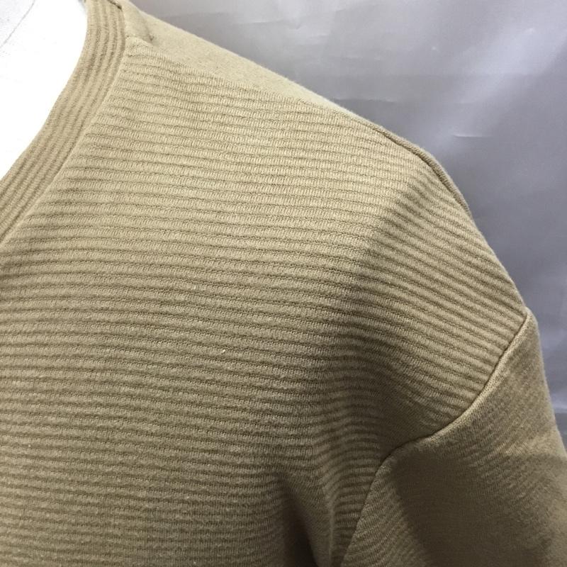 ザラ ZARA カットソー 半袖 半袖カットソー プリントTシャツ クルーネックカットソー XL 無地 ベージュ / ベージュ /  メンズ USED 古着 中古 10116868