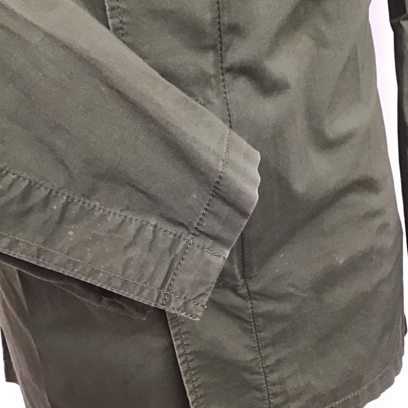 ジュンハシモト junhashimoto ジャケット、上着 ジャケット、ブレザー nus62sh0556gk ミリタリーシャツ ジャケット カラージャケット M 無地 カーキ / カーキ /  メンズ USED 古着 中古 10107998