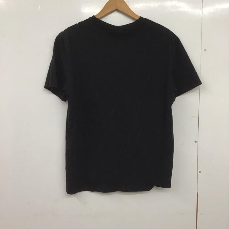 エンポリオアルマーニ EMPORIO ARMANI Tシャツ 半袖 半袖カットソー プリントTシャツ クルーネックカットソー L プリント 黒 / ブラック /  メンズ USED 古着 中古 10148250