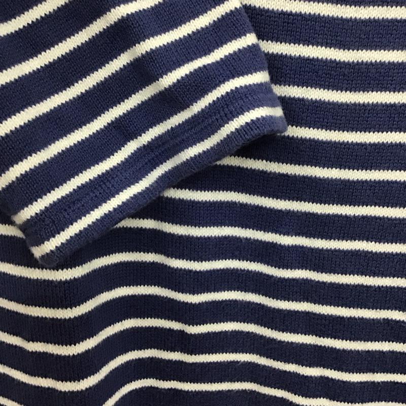 ジョンブル Johnbull ワンピース ロングスカート 長袖ロングワンピース タイトワンピース ボーダー FREE ボーダー柄 白 / ホワイト / X 青 / ブルー /  レディース USED 古着 中古 10142077