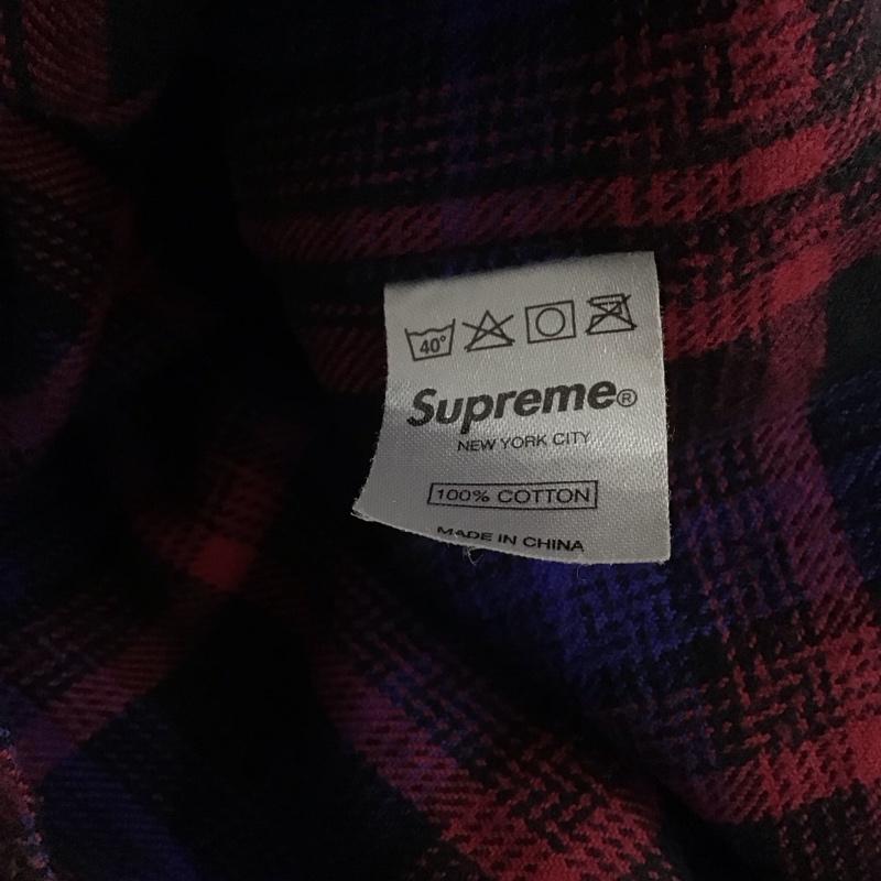 シュプリーム Supreme シャツ、ブラウス 長袖 長袖シャツ チェックシャツ カラーシャツ S チェック マルチカラー / マルチカラー /  メンズ USED 古着 中古 10140973
