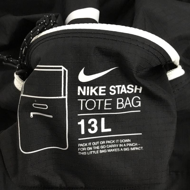 ナイキ NIKE ショルダーバッグ ショルダーバッグ DD1357 010 パッカブル スタッシュ トートバッグ 折りたたみ ワンポイント 黒 / ブラック /  メンズ USED 古着 中古 10146591