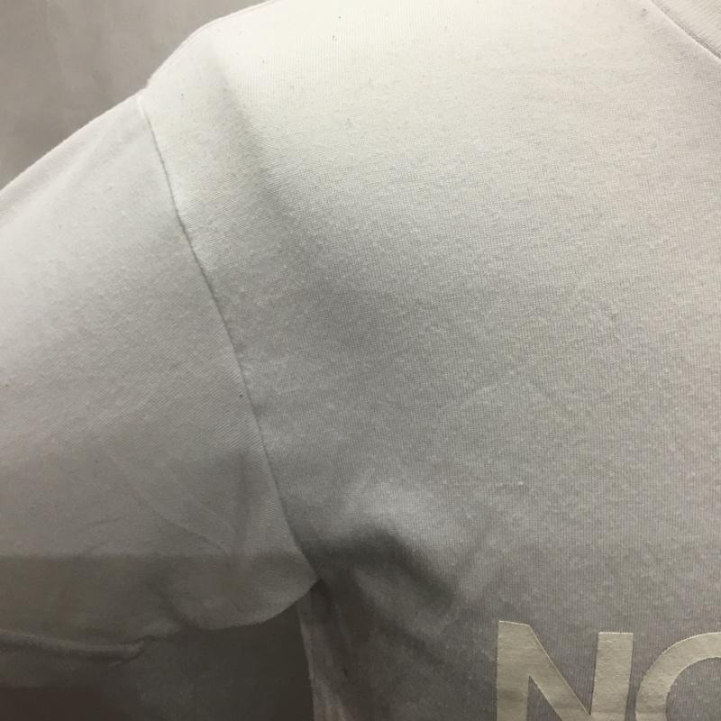 ザノースフェイス THE NORTH FACE Tシャツ 半袖 nt31620 ショートスリーブカラードームT 半袖カットソー プリントTシャツ クルーネックカットソー S ロゴ、文字 白 / ホワイト /  メンズ USED 古着 中古 10114098