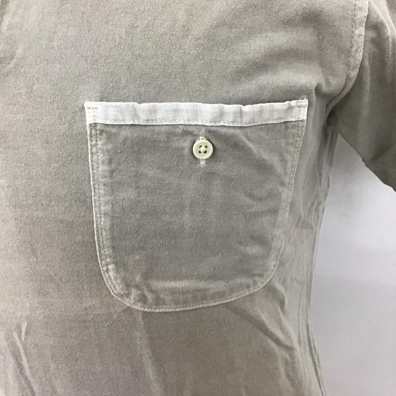 エムエイチエル MHL. ポロシャツ 半袖 半袖ポロシャツ カラーシャツ 半袖カットソー M 無地 ベージュ / ベージュ /  メンズ USED 古着 中古 10114697