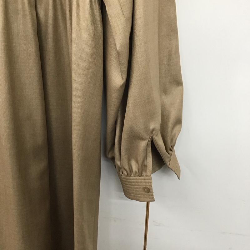 ミラオーウェン Mila Owen ワンピース ロングスカート 09WF0214062 長袖 1 無地 茶 / ブラウン /  レディース USED 古着 中古 10142270