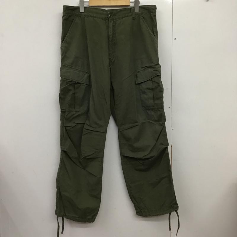 インターブリード INTERBREED パンツ ワークパンツ、ペインターパンツ ワイドパンツ カジュアルパンツ ワークパンツ ミリタリーパンツ XL 無地 カーキ / カーキ /  メンズ USED 古着 中古 10151083