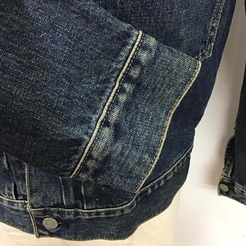 リーバイストラウスアンドコー Levi Strauss & co. ジャケット、上着 ジャケット、ブレザー デニムジャケット カラージャケット 長袖ジャケット ブルゾン Gジャン 古着 40 無地 インディゴ / インディゴ /  メンズ USED 古着 中古 10123828