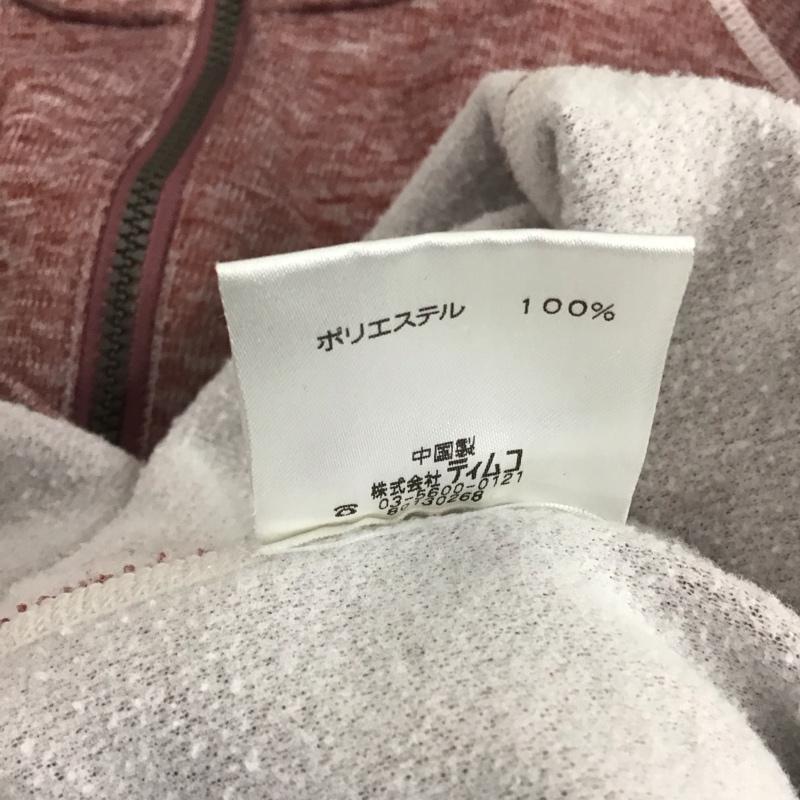 フォックスファイヤー FOXFIRE カットソー 長袖 長袖カットソー ジップアップネックカットソー S ロゴ、文字 赤 / レッド /  メンズ USED 古着 中古 10141352