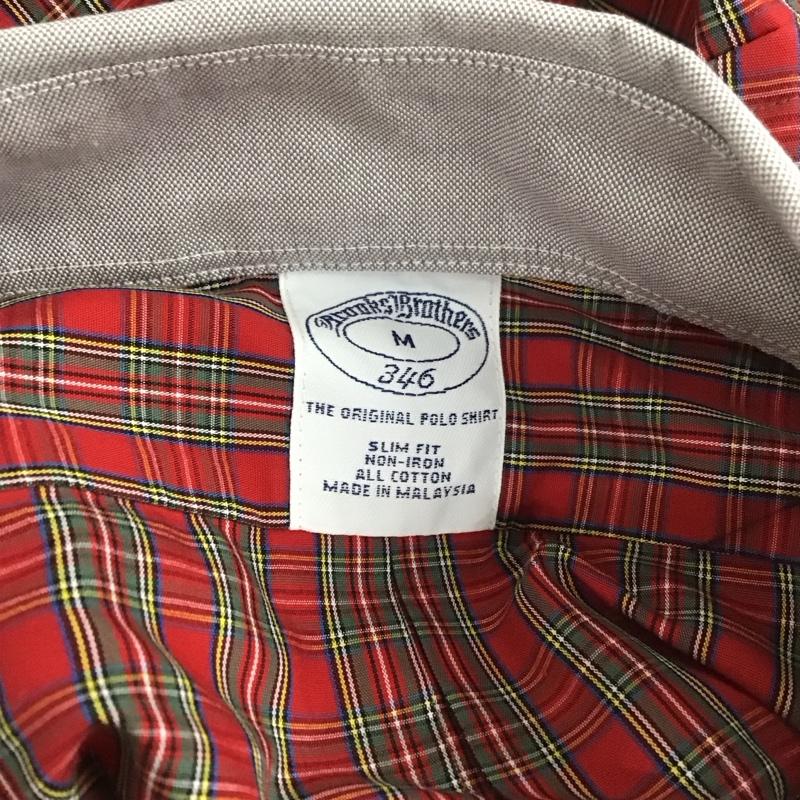 ブルックスブラザーズ BROOKS BROTHERS シャツ、ブラウス 長袖 長袖シャツ カラーシャツ ポケットシャツ 長袖カットソー チェックシャツ M チェック マルチカラー / マルチカラー /  メンズ USED 古着 中古 10112784