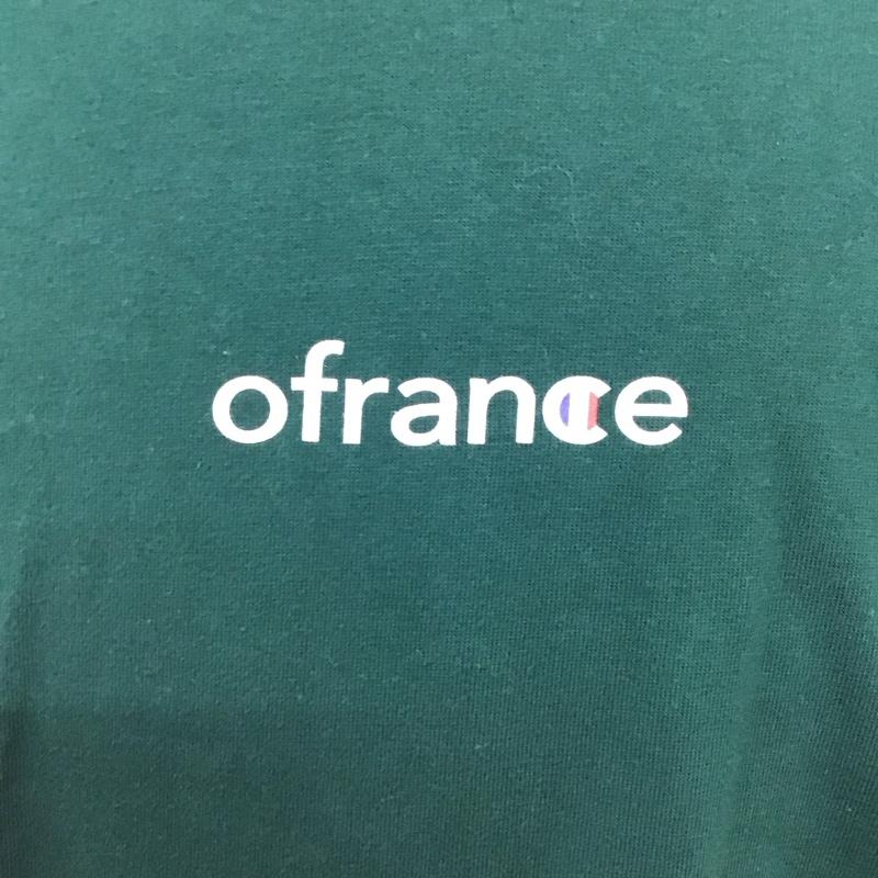 イール EEL カットソー 長袖 長袖カットソー クルーネックカットソー ロングスリーブカットソー プリントTシャツ M ロゴ、文字 緑 / グリーン /  メンズ USED 古着 中古 10119492