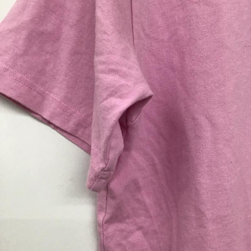 ヘブンバイマークジェイコブス heaven BY MARC JACOBS Tシャツ 半袖 半袖カットソー プリントTシャツ クルーネックカットソー M ロゴ、文字 桃 / ピンク /  メンズ USED 古着 中古 10142637