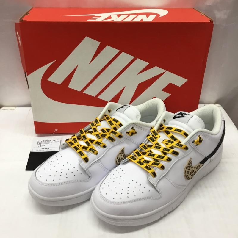 ナイキ NIKE スニーカー スニーカー DD7099 100 WMNS DUNK LOW SE アニマル 28cm 箱有 28.0cm ロゴ、文字 白 / ホワイト /  メンズ USED 古着 中古 10111967