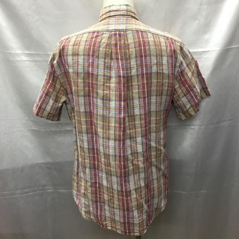 ラルフローレン RALPHLAUREN シャツ、ブラウス 半袖 チェックシャツ 半袖シャツ カラーシャツ ボタンダウンシャツ M チェック マルチカラー / マルチカラー /  メンズ USED 古着 中古 10108736