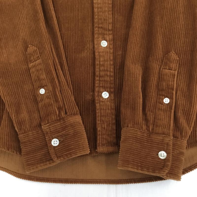 カーハートダブリューアイピー Carhartt WIP シャツ、ブラウス 長袖 Madison Cord Shirt コーデュロイシャツ M ロゴ、文字 茶 / ブラウン /  メンズ USED 古着 中古 10137791