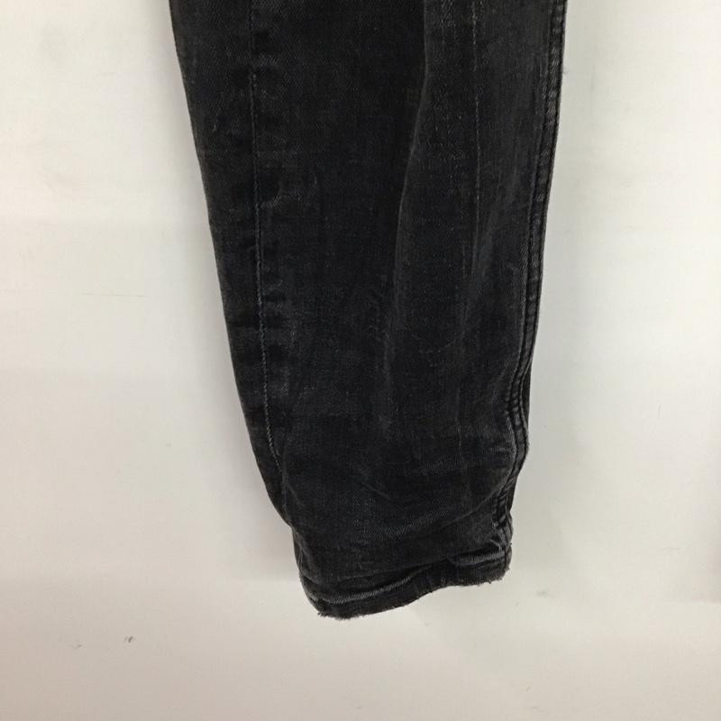 ザラ ZARA パンツ デニム、ジーンズ デニムパンツ スリムパンツ カジュアルパンツ ストレッチパンツ 44インチ 無地 黒 / ブラック /  メンズ USED 古着 中古 10141261