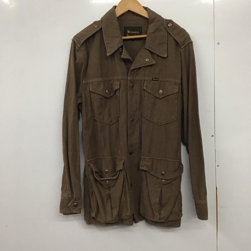ラングラー Wrangler ジャケット、上着 ジャンパー、ブルゾン L 無地 茶 / ブラウン /  メンズ USED 古着 中古 10145744